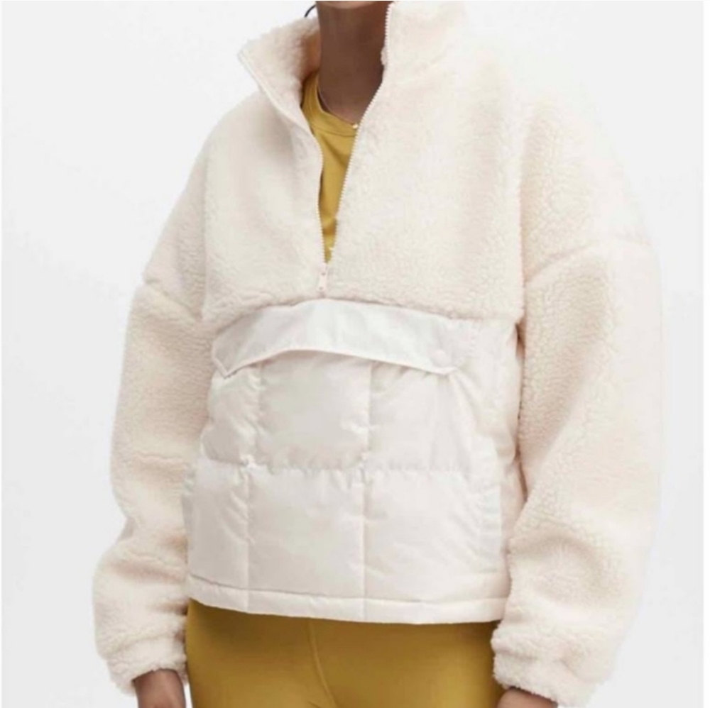 Fabletics Nelly Mixed Media Half Zip